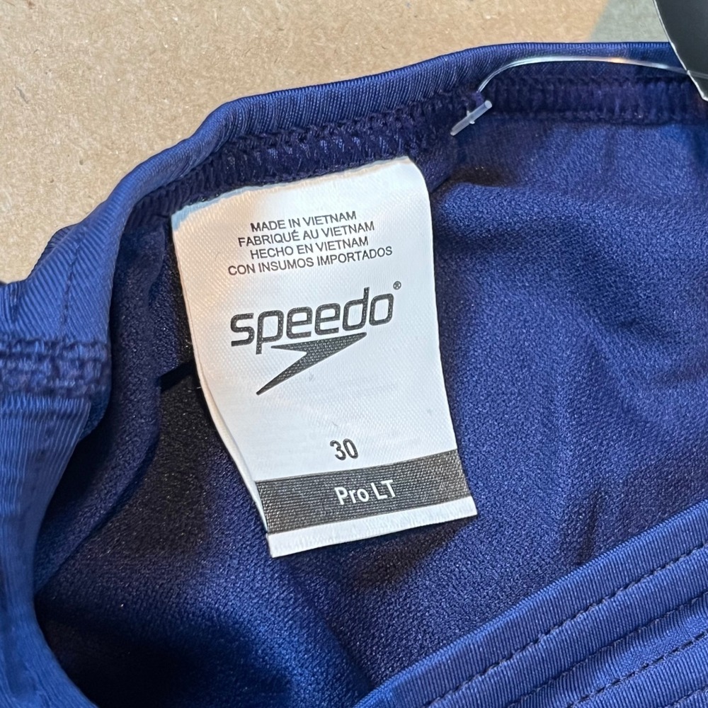 Speedo ProLT Womens One Piece Swimsuit Team Navy Blue Size 30 NWT 88191481434 - Picture 3 of 5